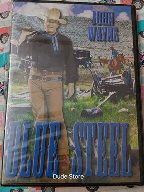 John Wayne "Blue Steel" - Early 1934 Black & White Movie - 56 Minutes - NEW DVD